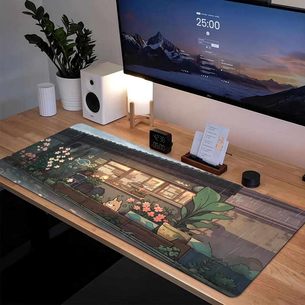 Desk Setup Pc And Laptop - Rahat Anime Street Geniş Oyun Mouse