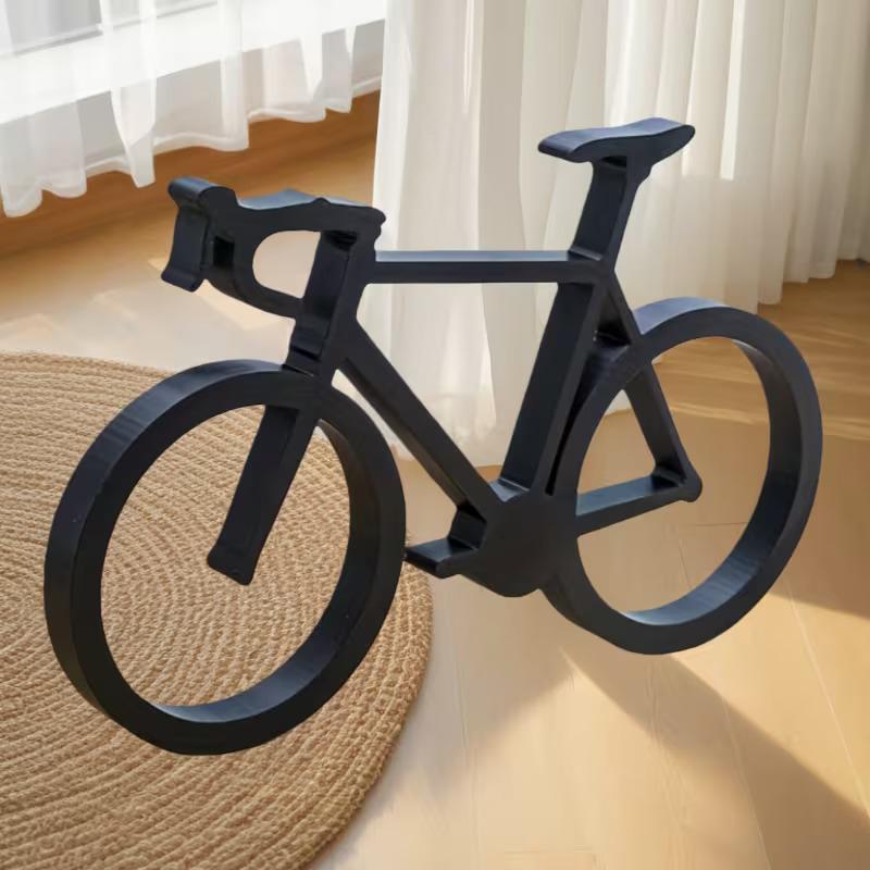 Desk Setup Minimalist - Bisiklet Heykeli 3D Baskılı Minimalist Bisiklet