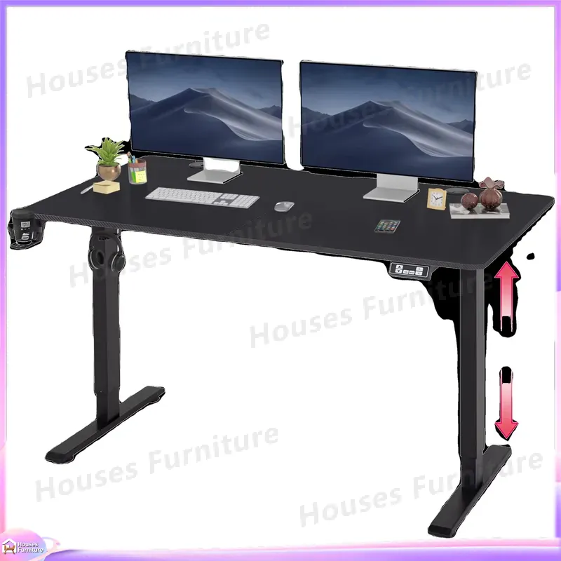 Desk Setup Pc And Laptop - Büyük Oyun Bilgisayarı Masası, RGB LED