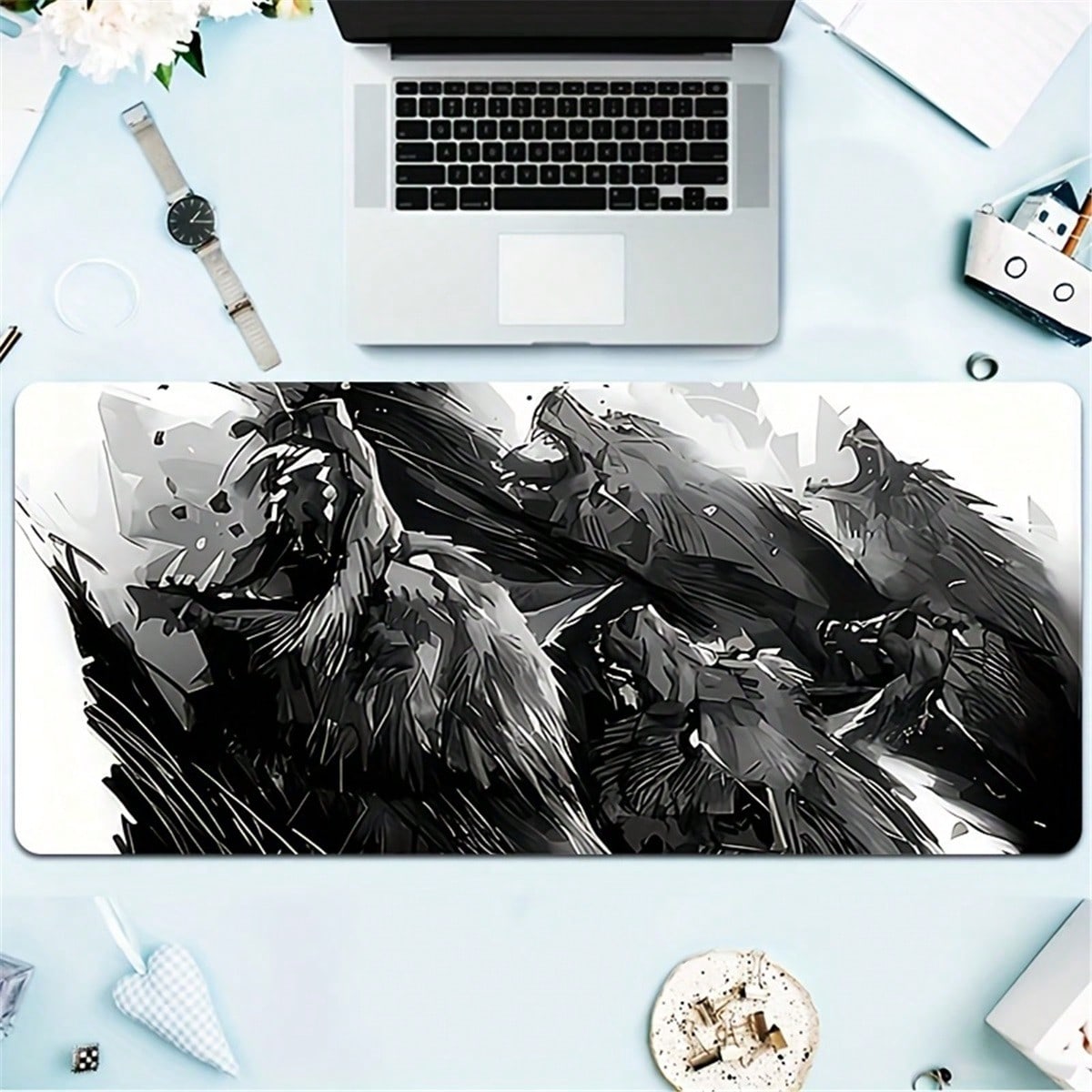 Büyük Boy Kurt Desenli Oyun Ma - Desk Setup Pc And Laptop incelemesi ve fiyatı
